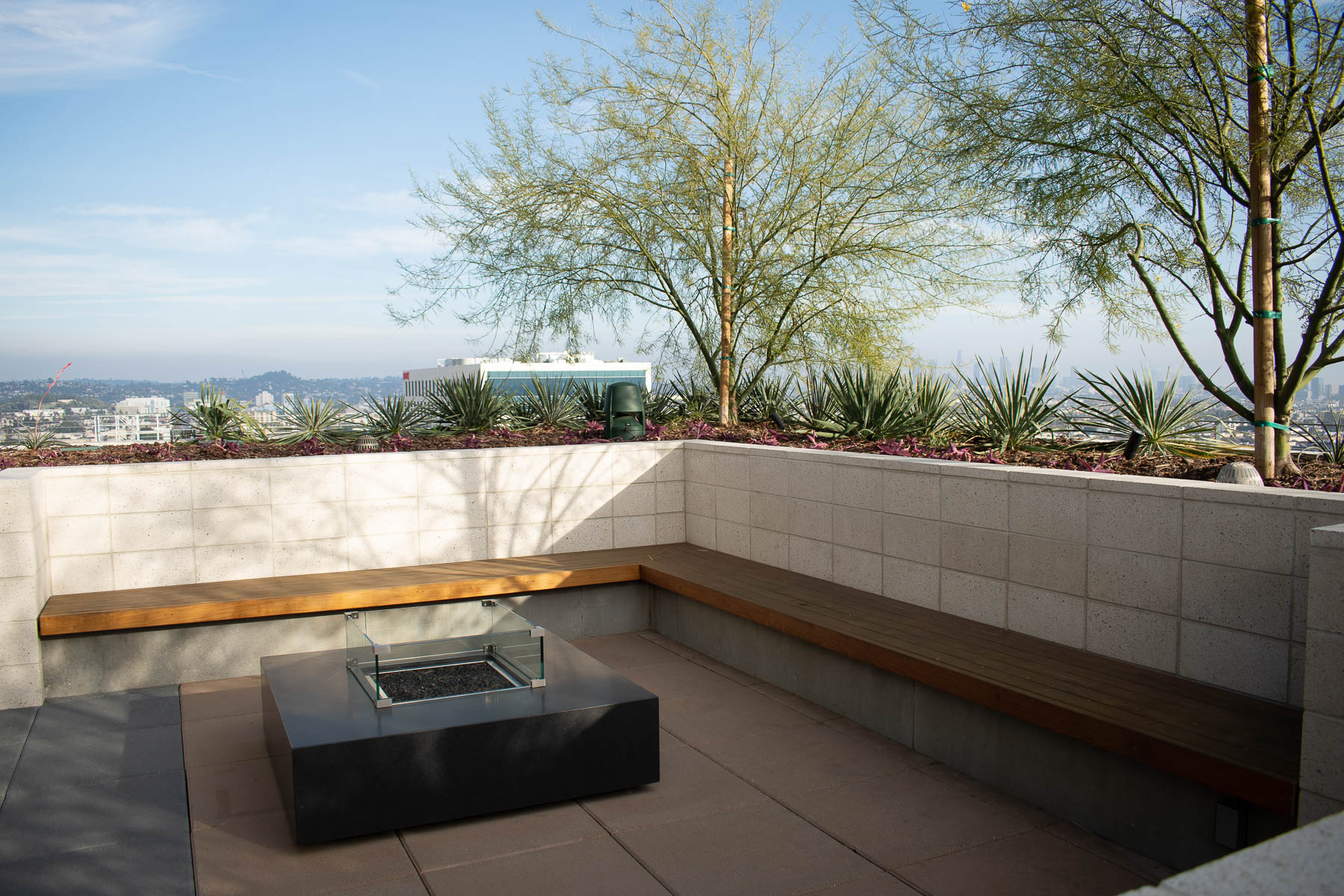 Commercial - Sitting area with fire pit